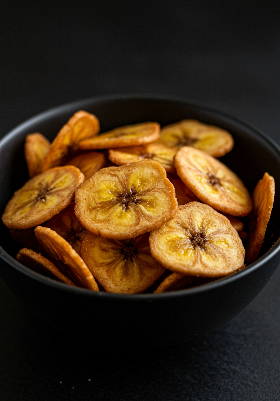 Air Fryer Banana Chips - tertiary view